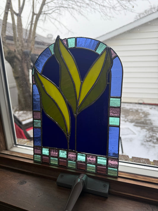 Checkered Leaf Panel