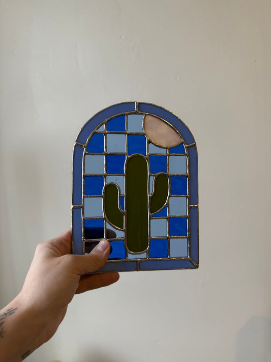 Blue Check Cactus