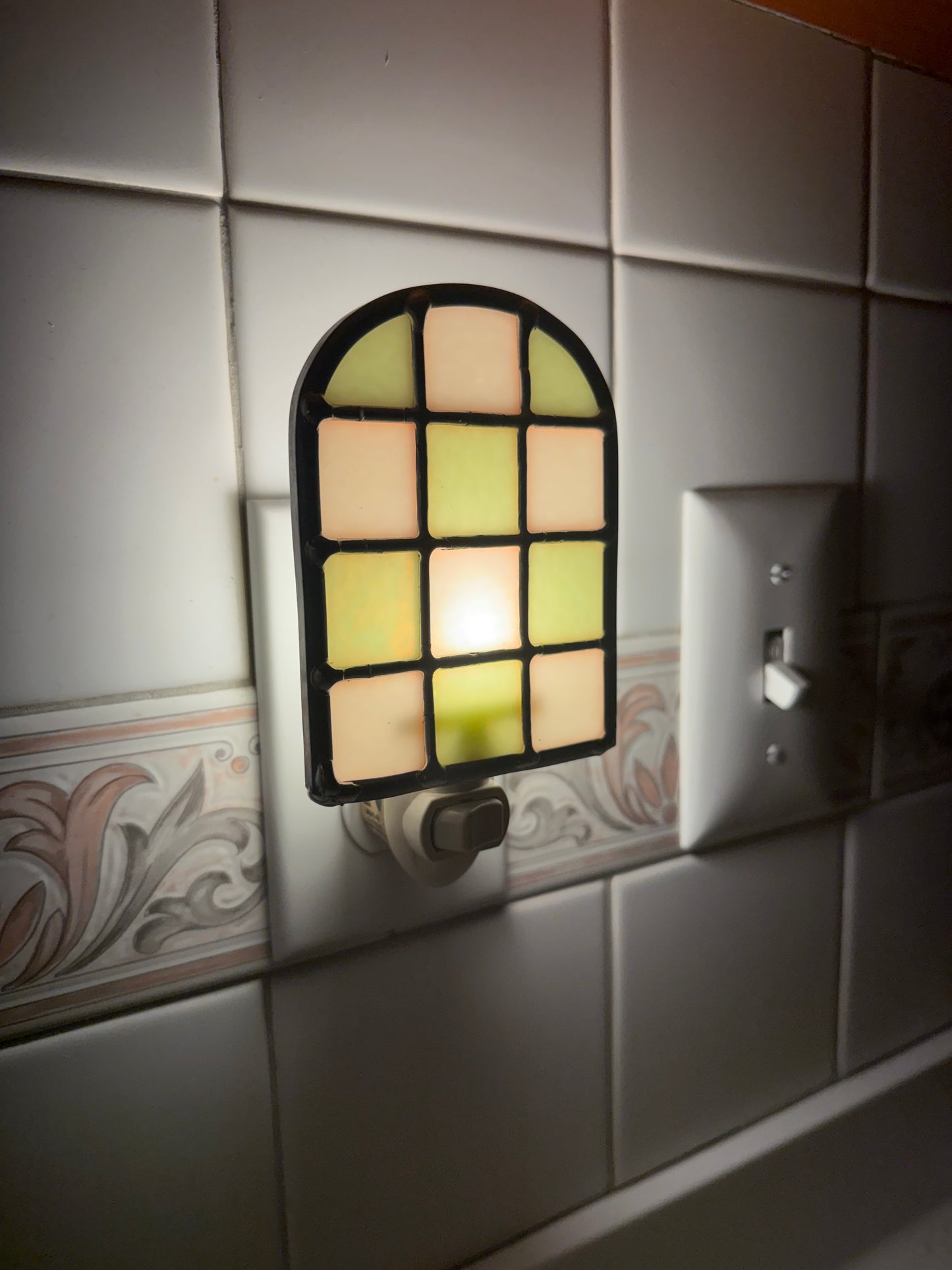 Pink & Green Night Light