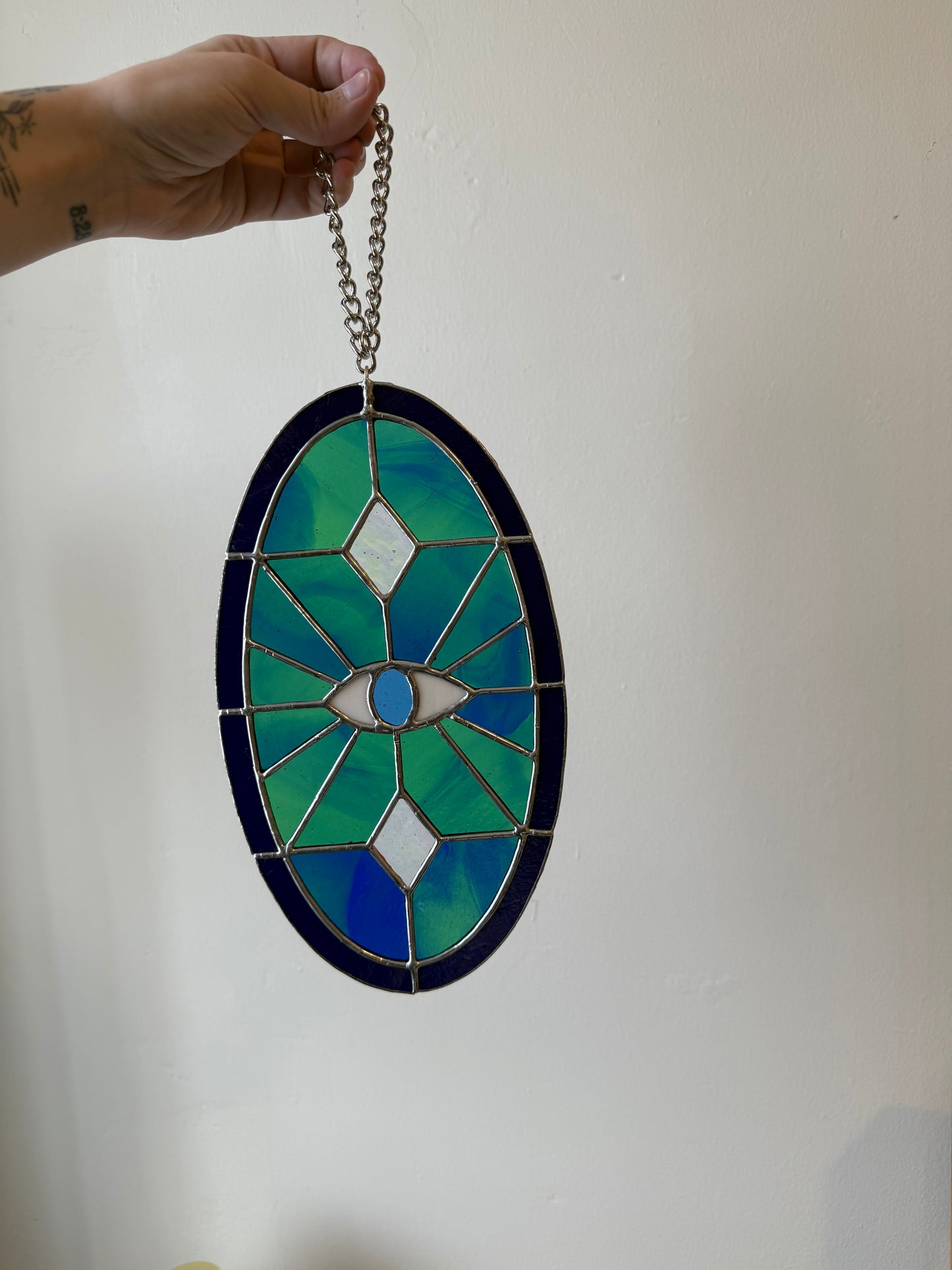 Blue Swirled Evil Eye