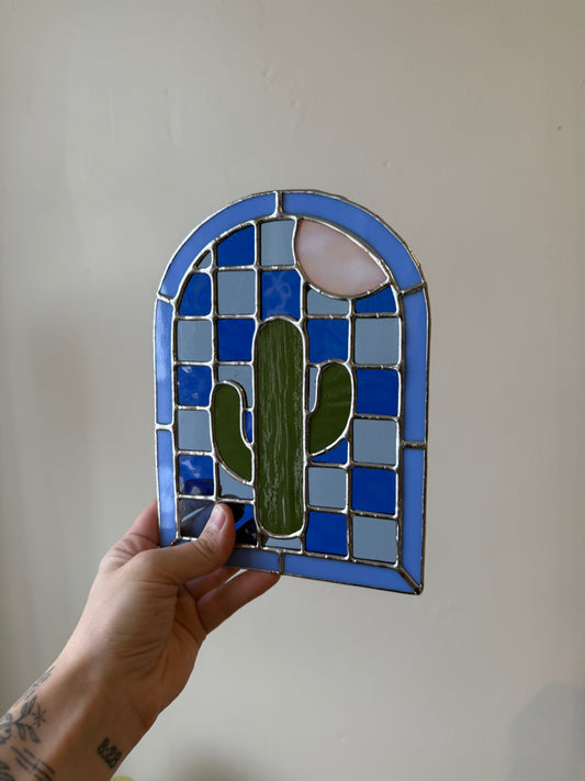 Blue Check Cactus