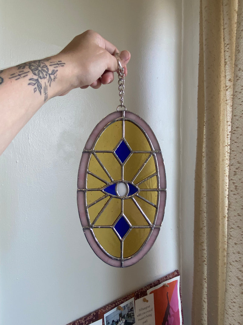 Stained glass artwork