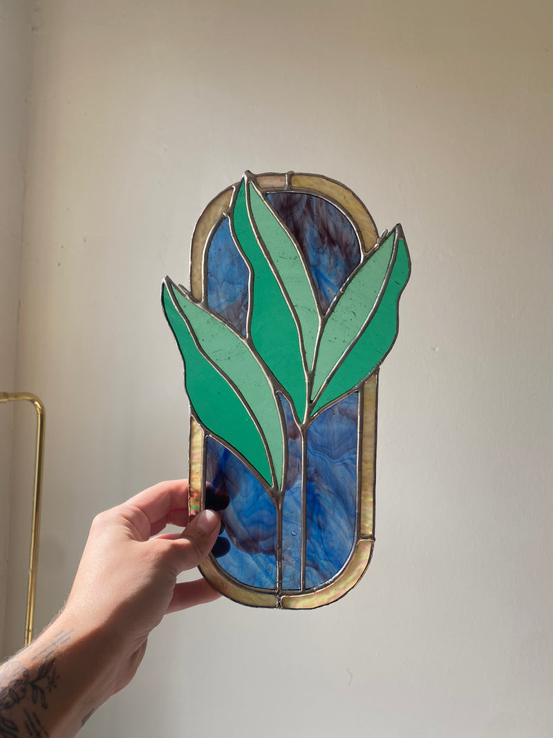 Stained glass artwork