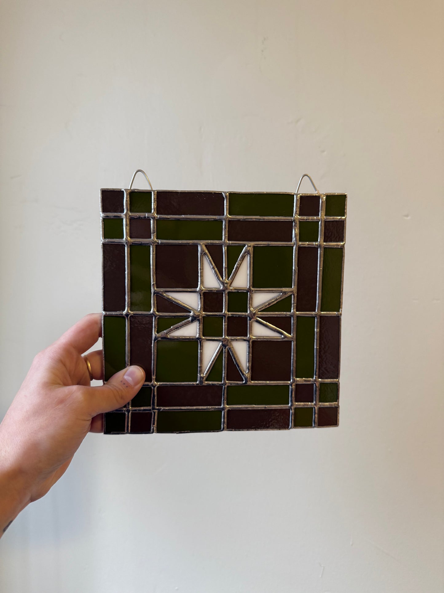 Olive Glass Quilt