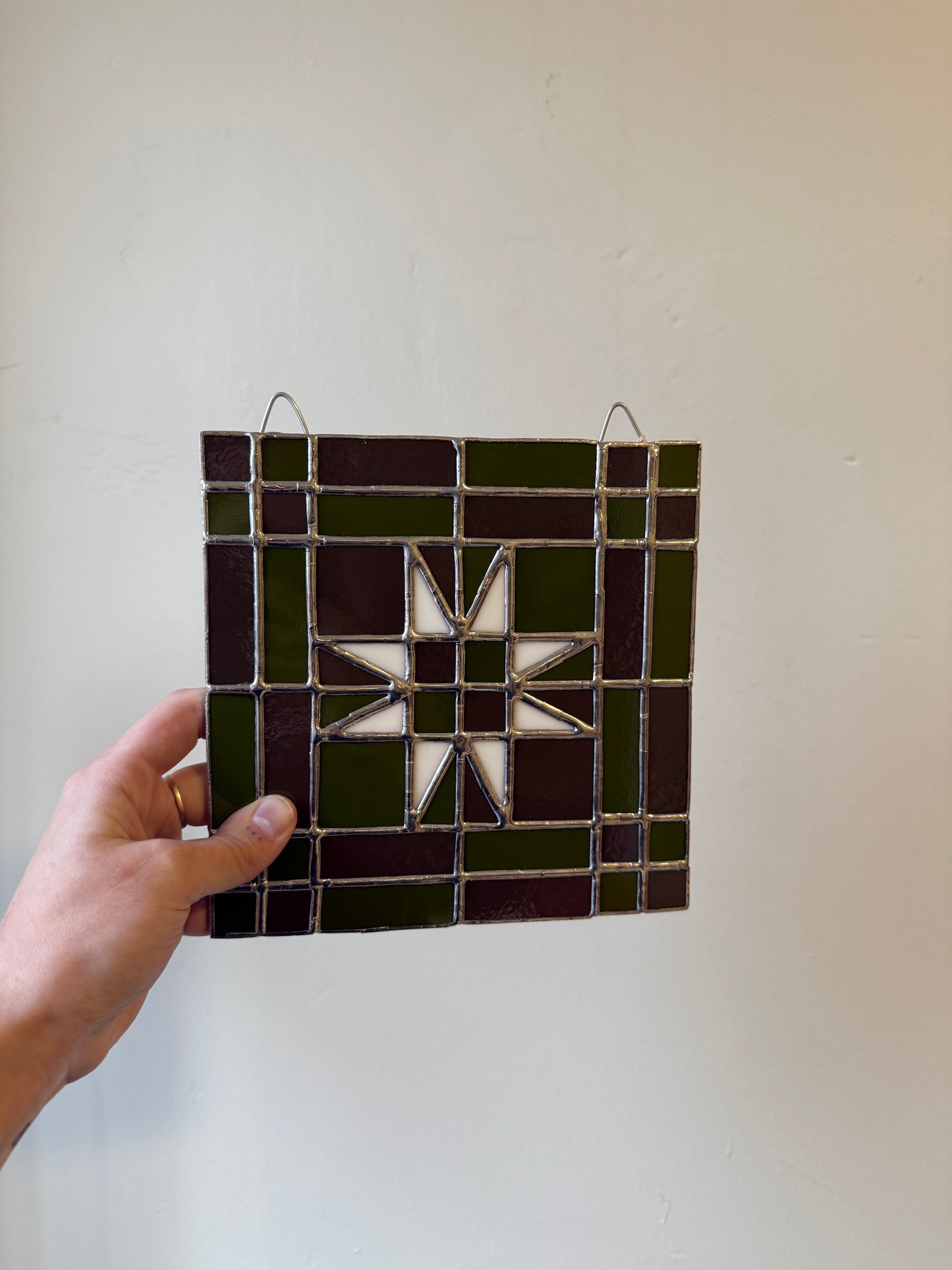 Olive Glass Quilt